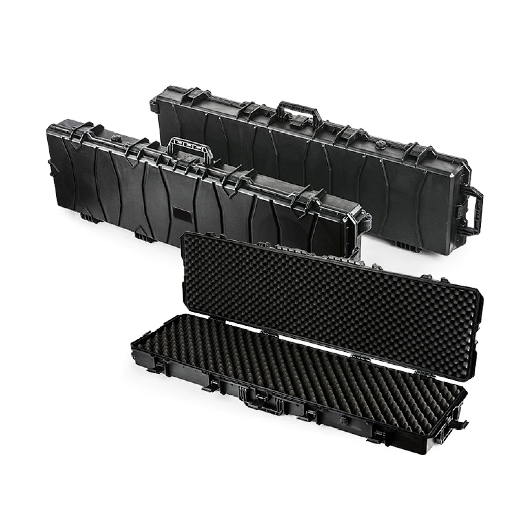 Combat Games Essentials Waterproof Rifle Case - Extra Large - Black - Wave Foam