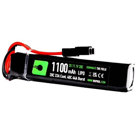 NP LIPO BATTERY 1100MAH 11.1V 20C (STK) SMALL TAMIYA (8055)