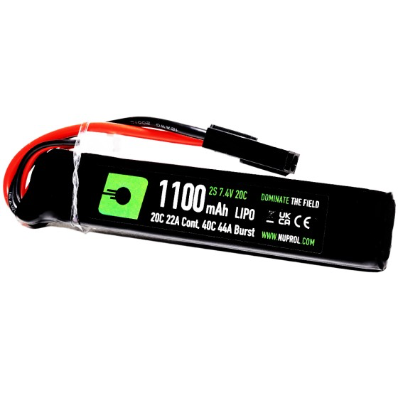 NP LiPo Battery 1100mAh 7.4v 20c (STK) Small Tamiya (8050)